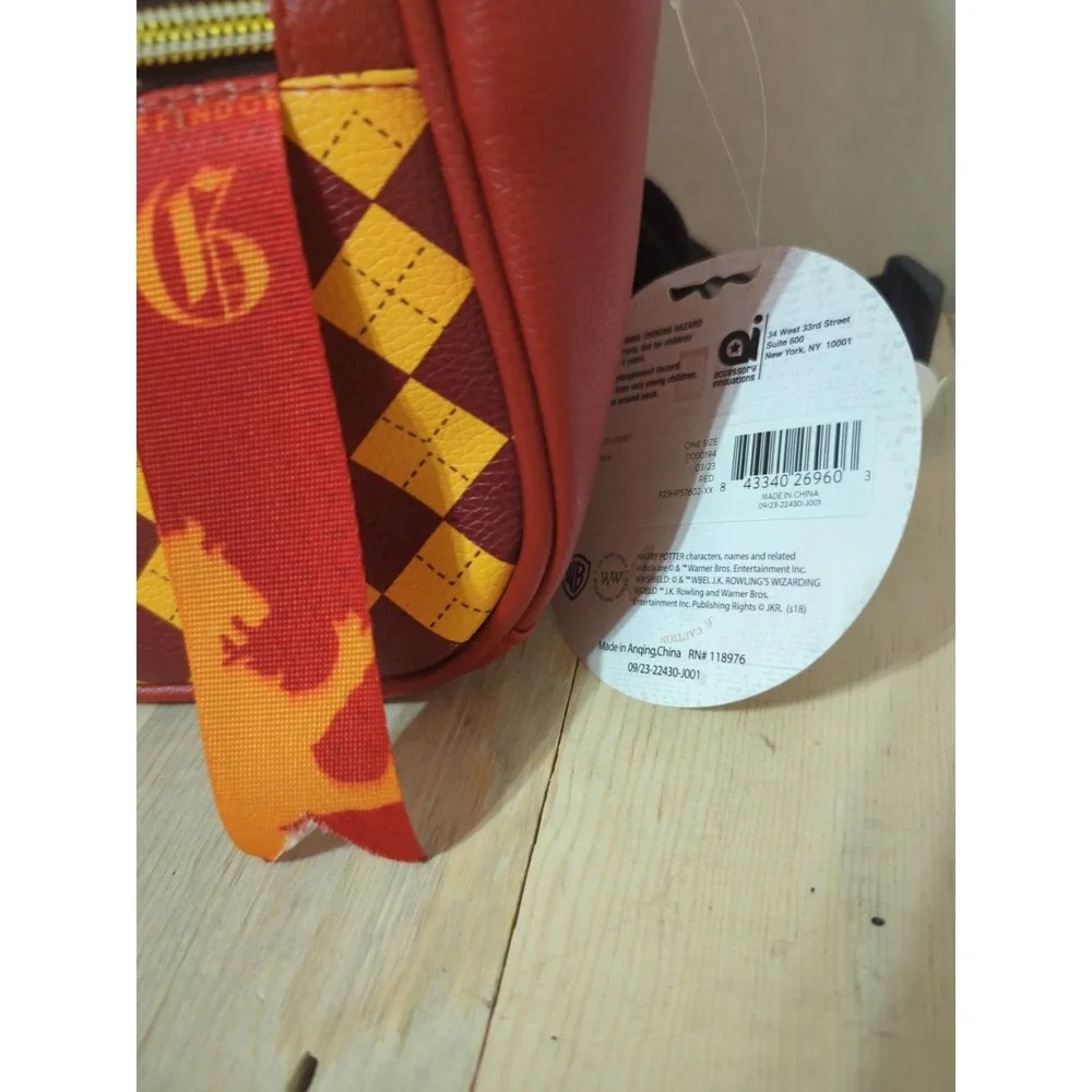 Harry Potter Gryffindor Mini Backpack NWT Compact School